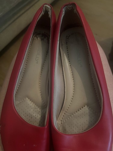 Well used red - used, shoes