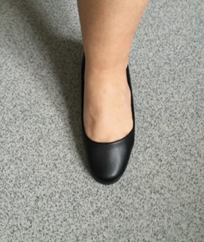 Cabin crew worn shoes - cabin,
