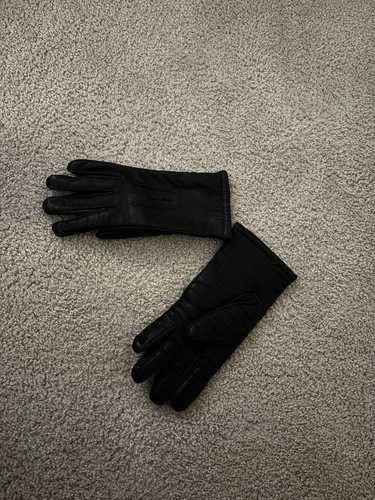 Used cabin crew leather gloves - used,